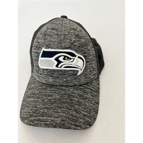 New Era 39Thirty Stretch Cap - Shadow TECH NFL Seattle Seahawks Size L-XL - Picture 1 of 4